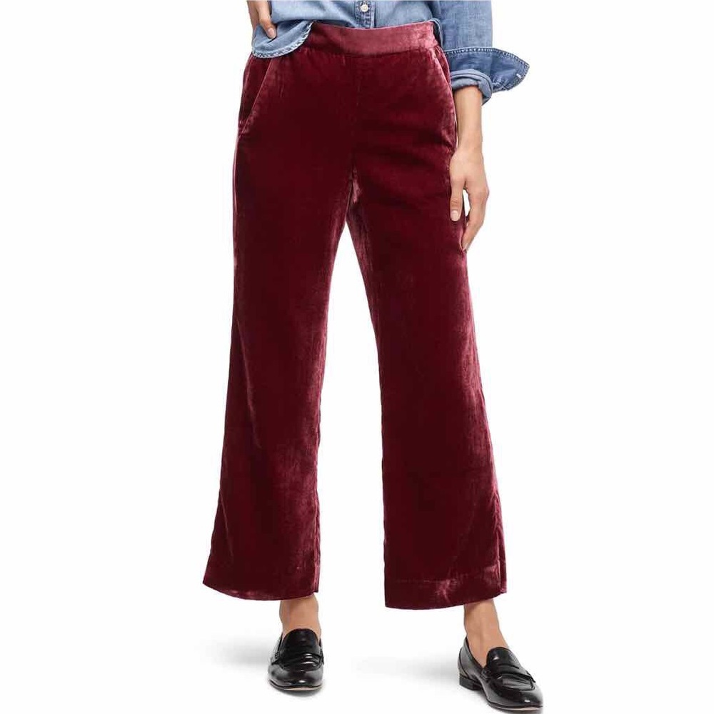 J. Crew Peyton velvet pull on pants |size 4